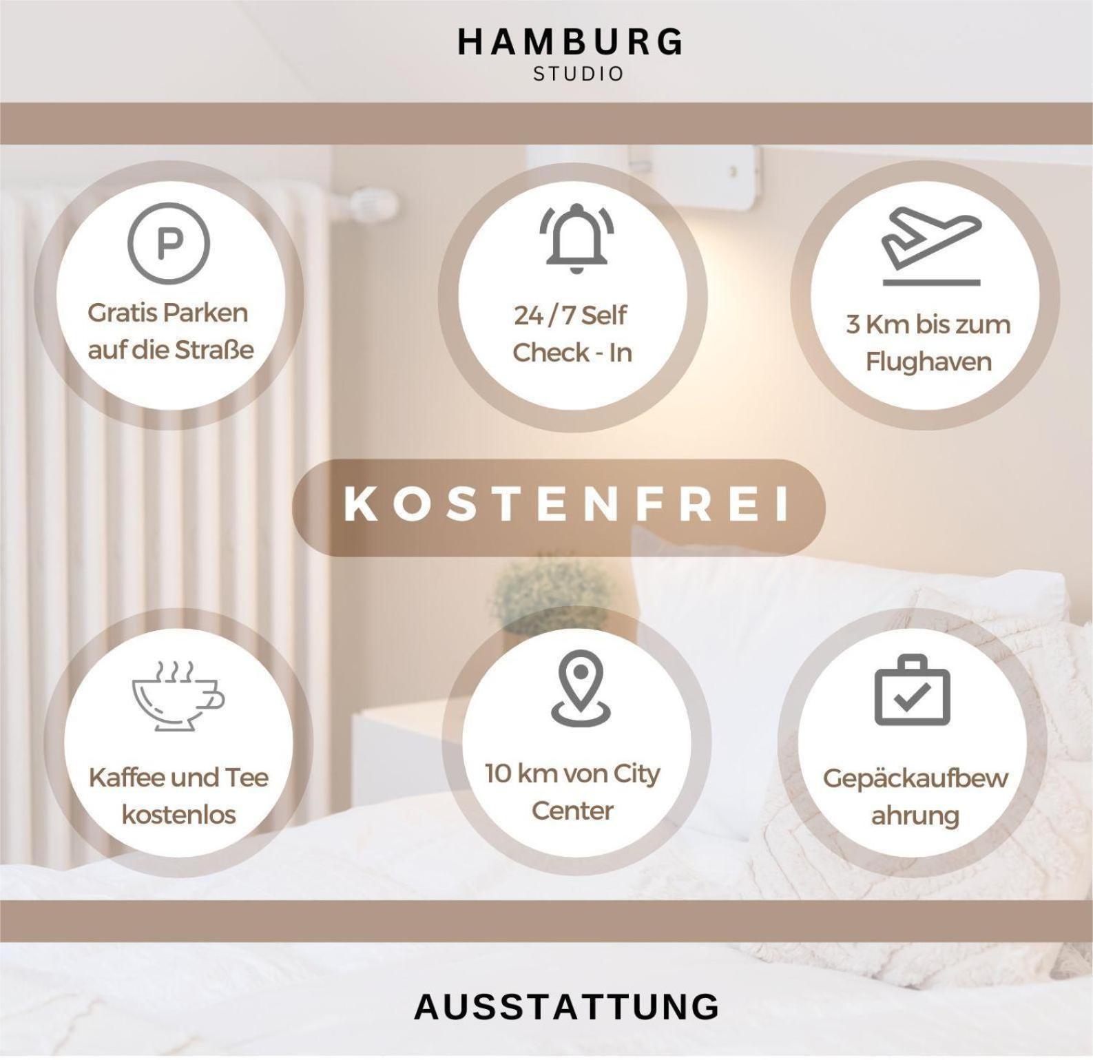 Hamburg Studio Fuer Bis Zu 4 Personen מראה חיצוני תמונה